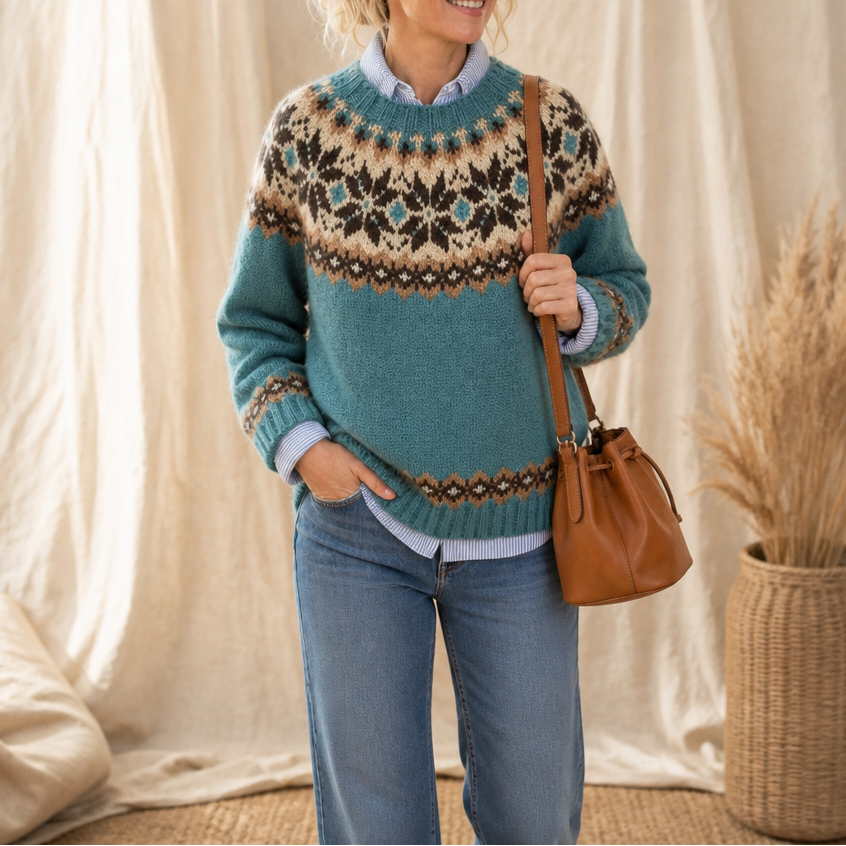 Maisie | Elegant Fair Isle Ladies Xmas Jumpers