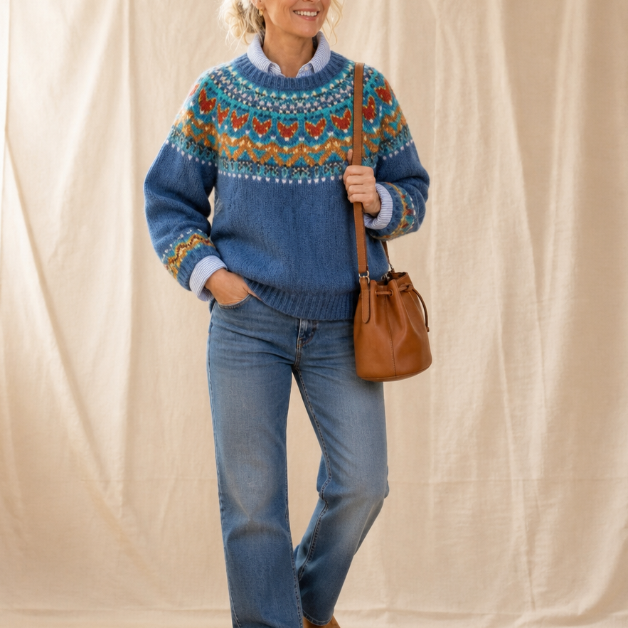 Maisie | Elegant Fair Isle Ladies Xmas Jumpers