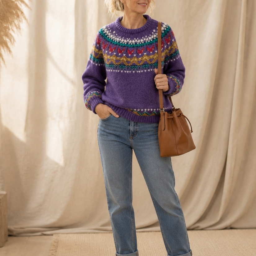 Maisie | Elegant Fair Isle Ladies Xmas Jumpers