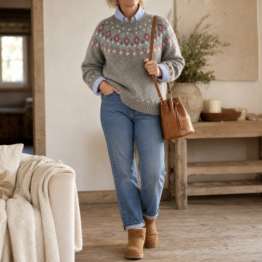 Maisie | Elegant Fair Isle Ladies Xmas Jumpers