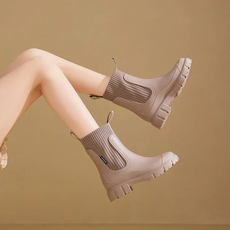 Maisie | Relaxed Waterproof Chelsea Rain Boots