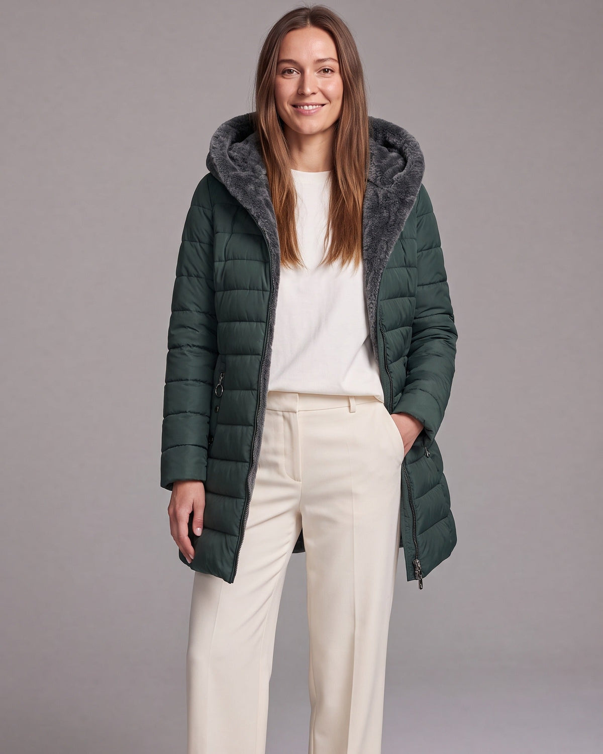 Margot | Classic Hooded Quilted Puffer Jacket Women