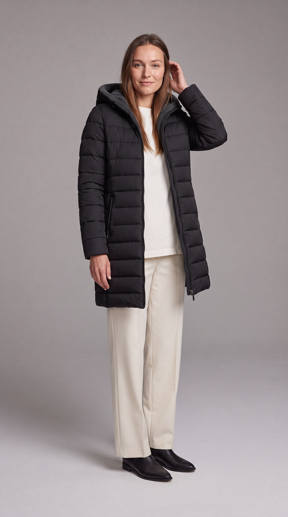 Margot | Classic Hooded Quilted Puffer Jacket Women