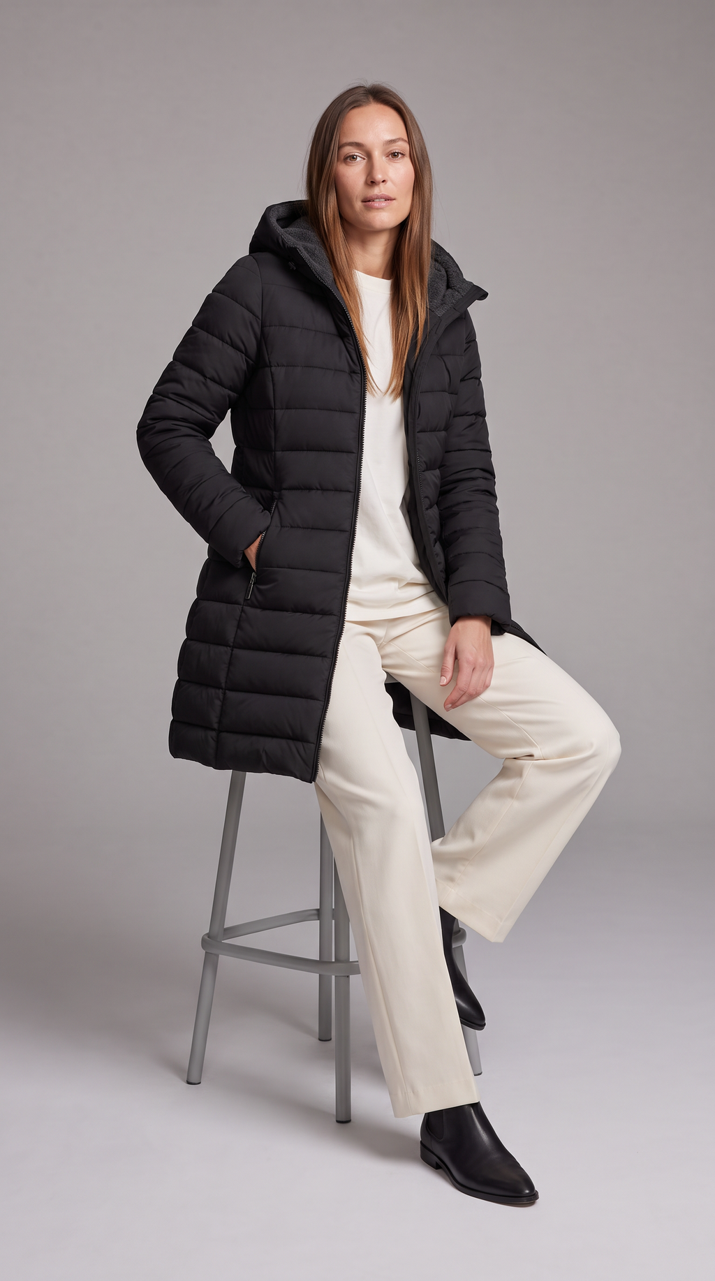 Margot | Classic Hooded Quilted Puffer Jacket Women