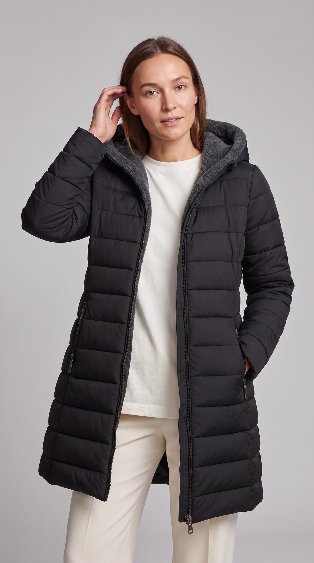 Margot | Classic Hooded Quilted Puffer Jacket Women