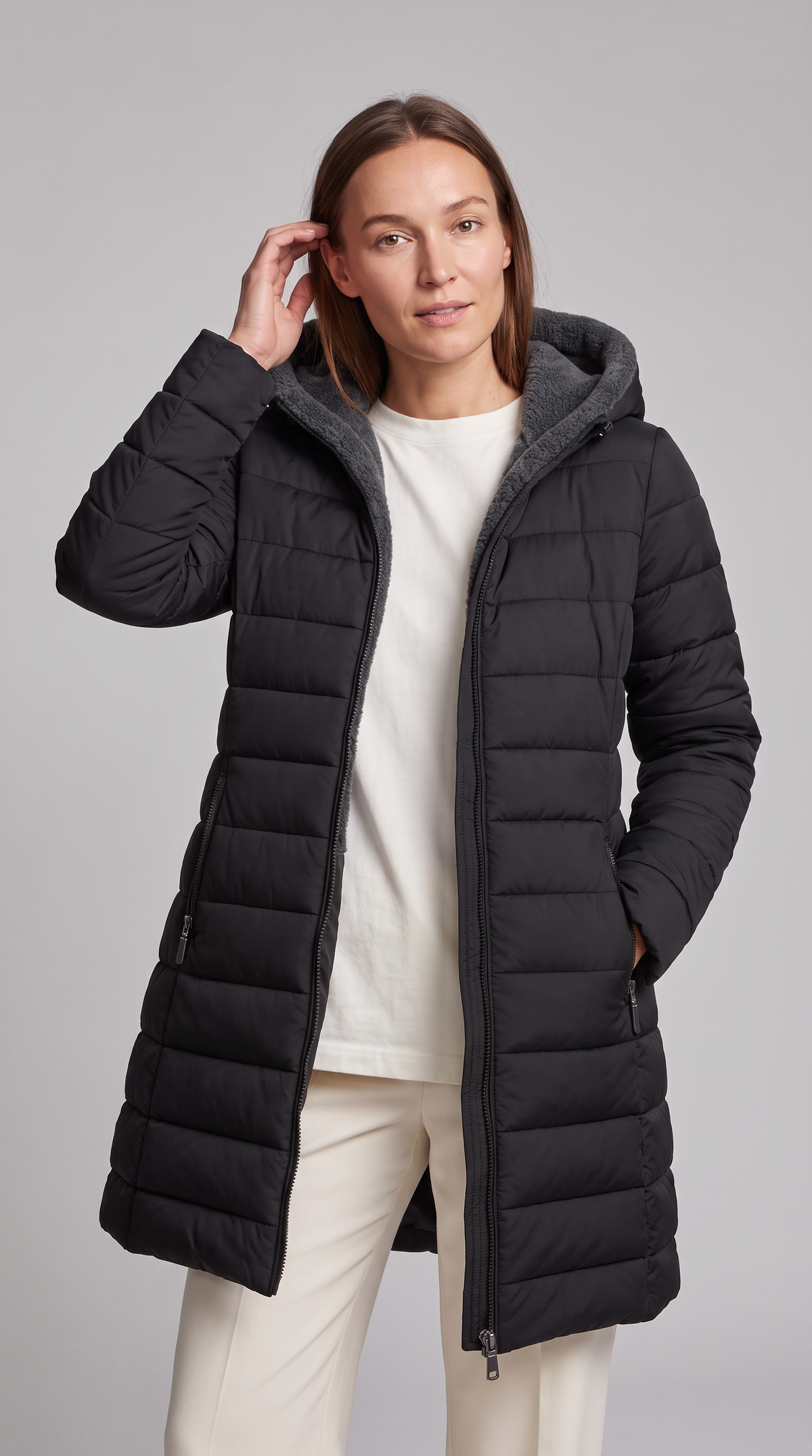 Margot | Classic Hooded Quilted Puffer Jacket Women