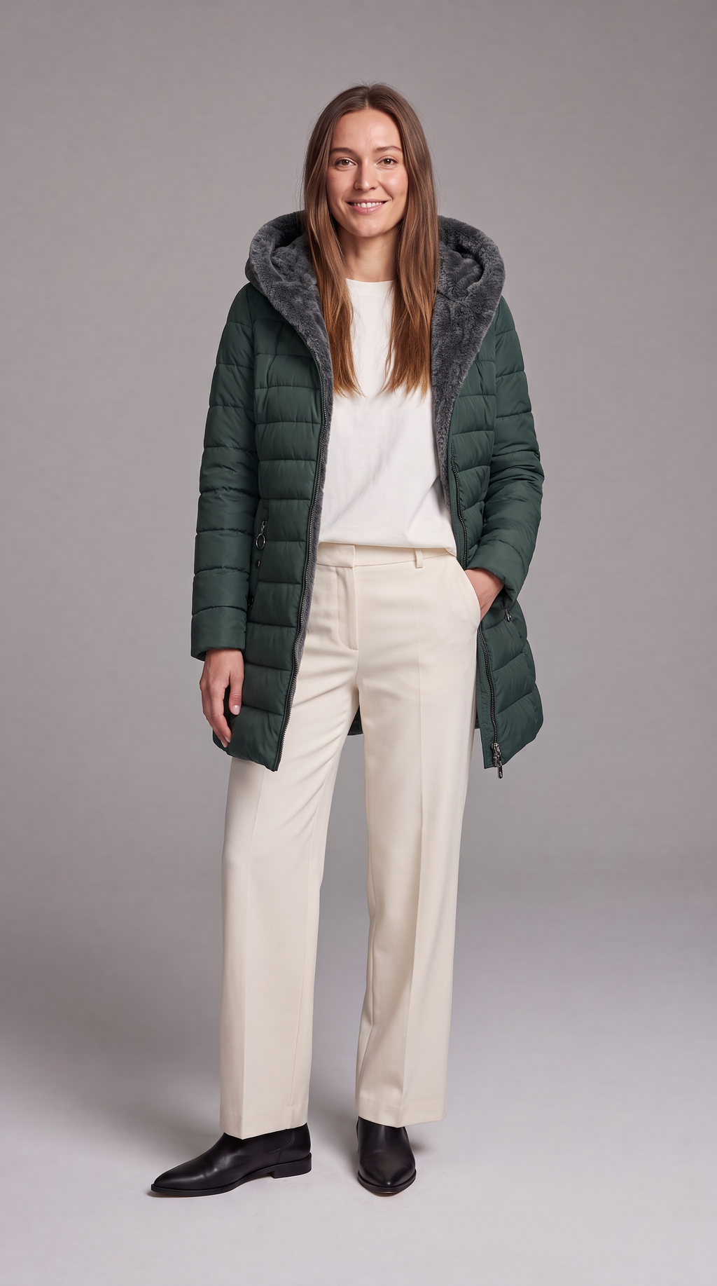 Margot | Classic Hooded Quilted Puffer Jacket Women