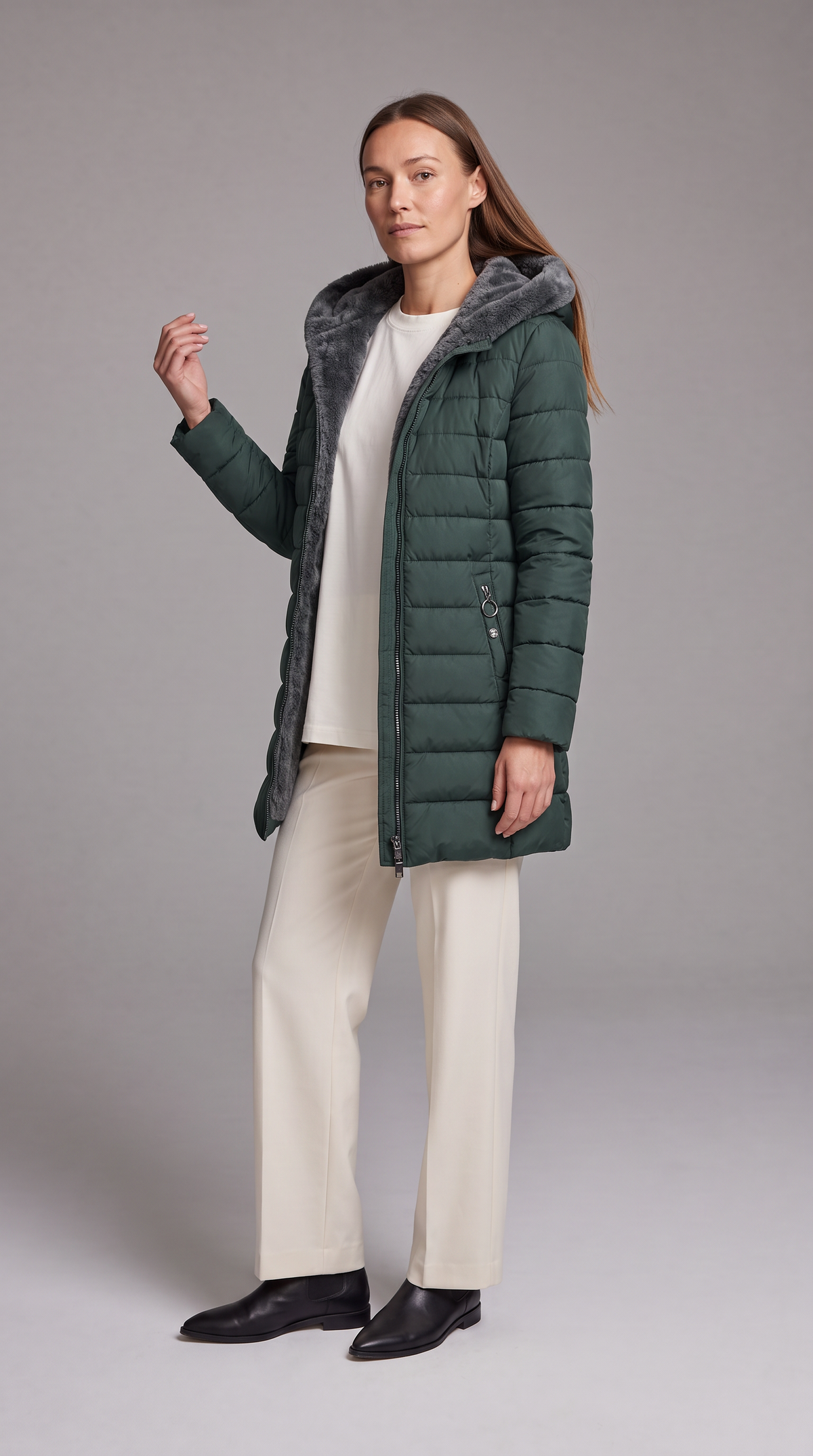 Margot | Classic Hooded Quilted Puffer Jacket Women