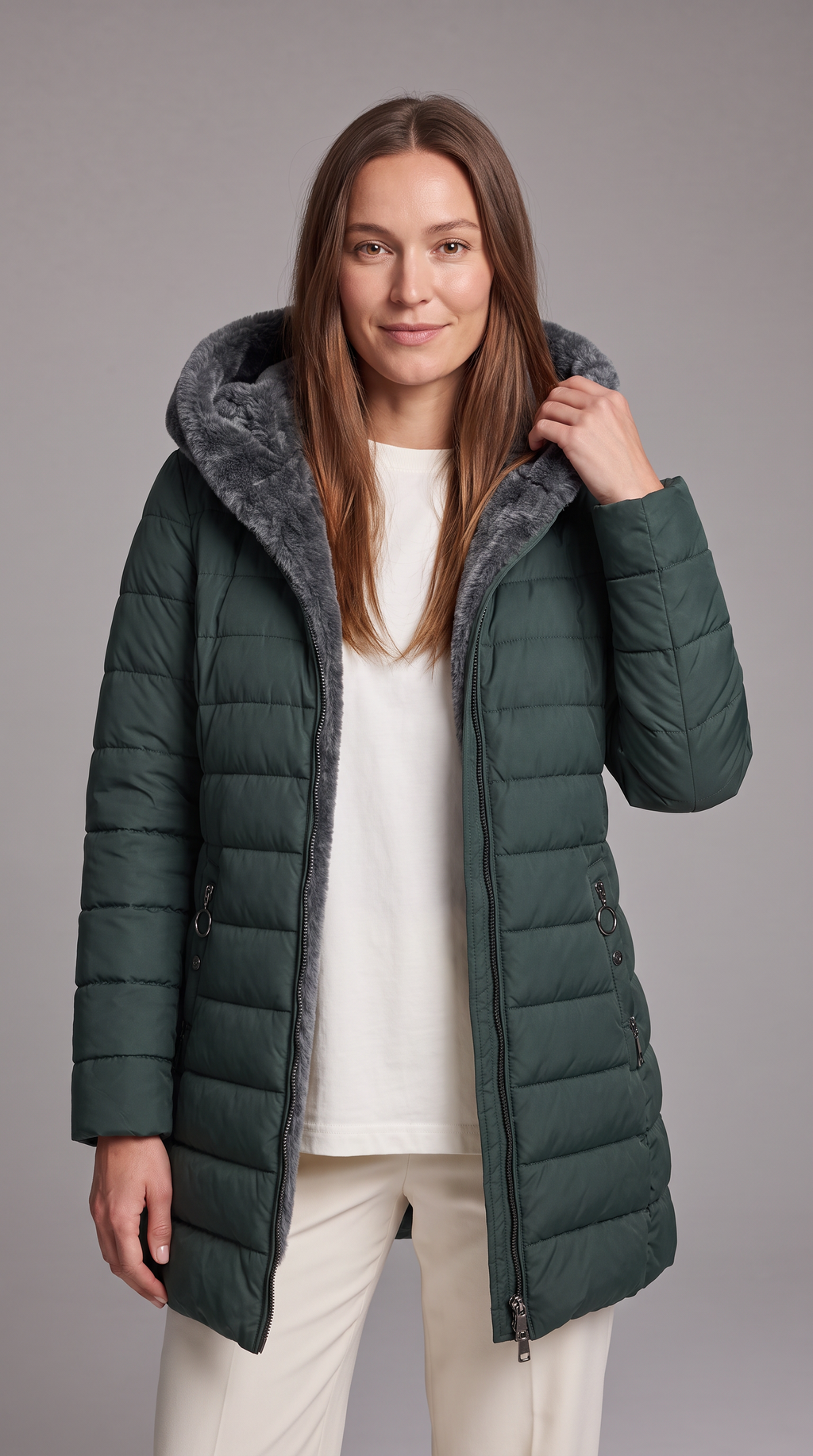 Margot | Classic Hooded Quilted Puffer Jacket Women