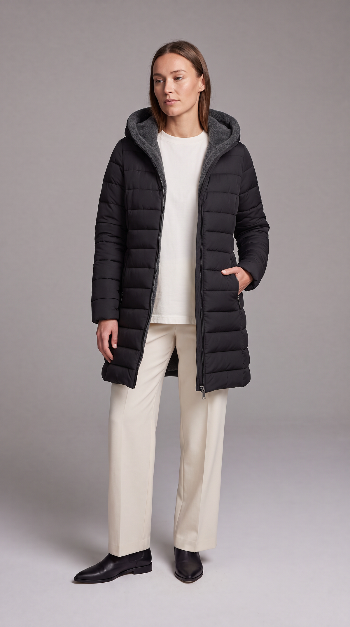 Margot | Classic Hooded Quilted Puffer Jacket Women