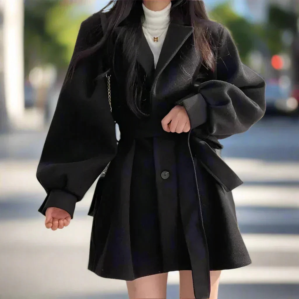 Margot | Graceful Belted Trench Coat with Tie Waist