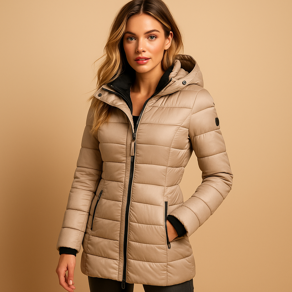Maria | Cosy Quilted Hooded Puffer Jacket Women