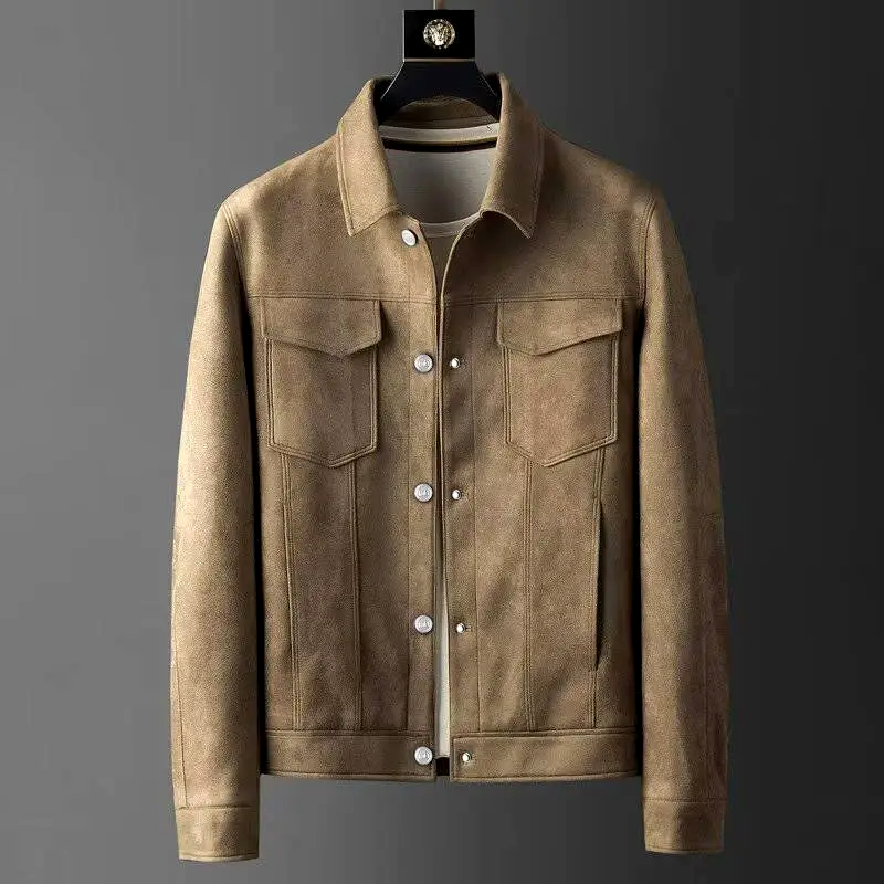 Mason | Effortless Classic Trucker-Style Suede Jacket