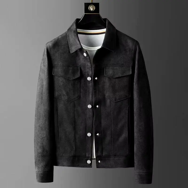 Mason | Effortless Classic Trucker-Style Suede Jacket