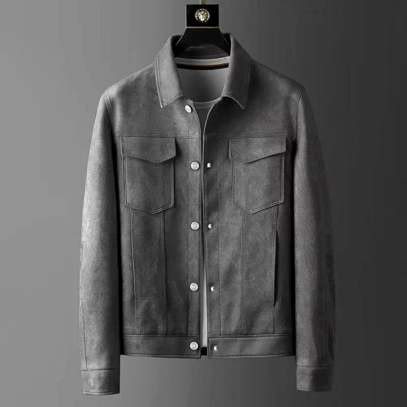 Mason | Effortless Classic Trucker-Style Suede Jacket