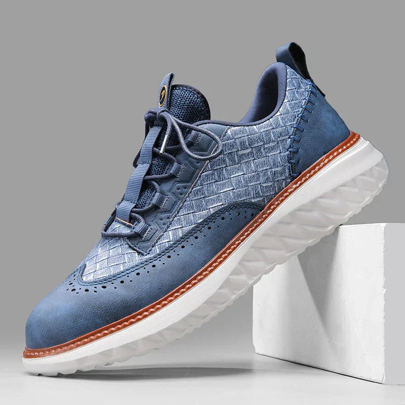 Mason | Stylish Woven Panel Orthopedic Shoes for Men