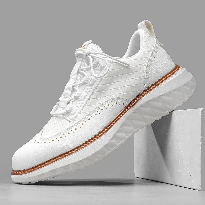 Mason | Stylish Woven Panel Orthopedic Shoes for Men