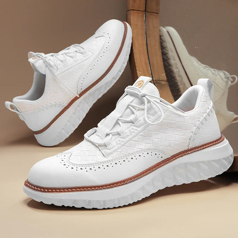 Mason | Stylish Woven Panel Orthopedic Shoes for Men