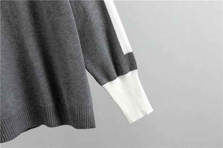 Matilda | Effortless Colourblock Knit Tracksuit Set