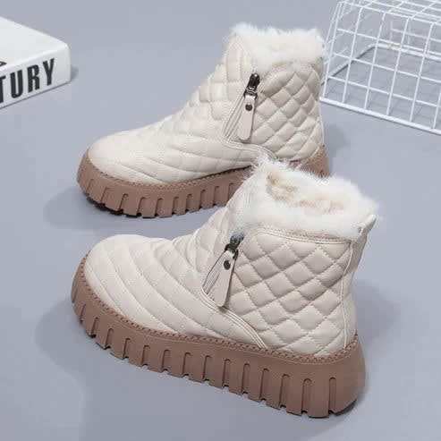 Matilda | Effortless Quilted Fur Lined Snow Boots