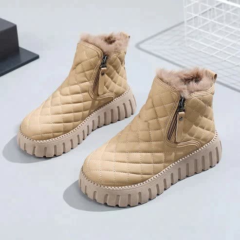 Matilda | Effortless Quilted Fur Lined Snow Boots