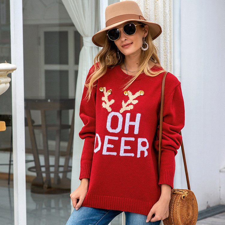 Matilda | Timeless Reindeer Novelty Ladies Xmas Jumpers
