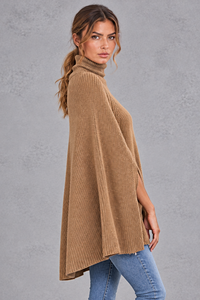Mia | Oversized Roll Neck Womens Knit Jumper