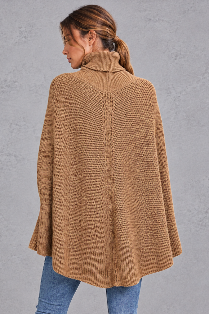 Mia | Oversized Roll Neck Womens Knit Jumper