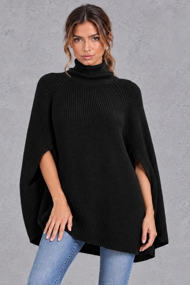 Mia | Oversized Roll Neck Womens Knit Jumper