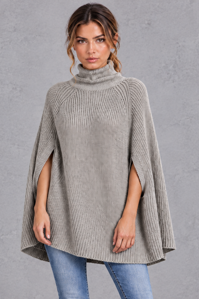 Mia | Oversized Roll Neck Womens Knit Jumper