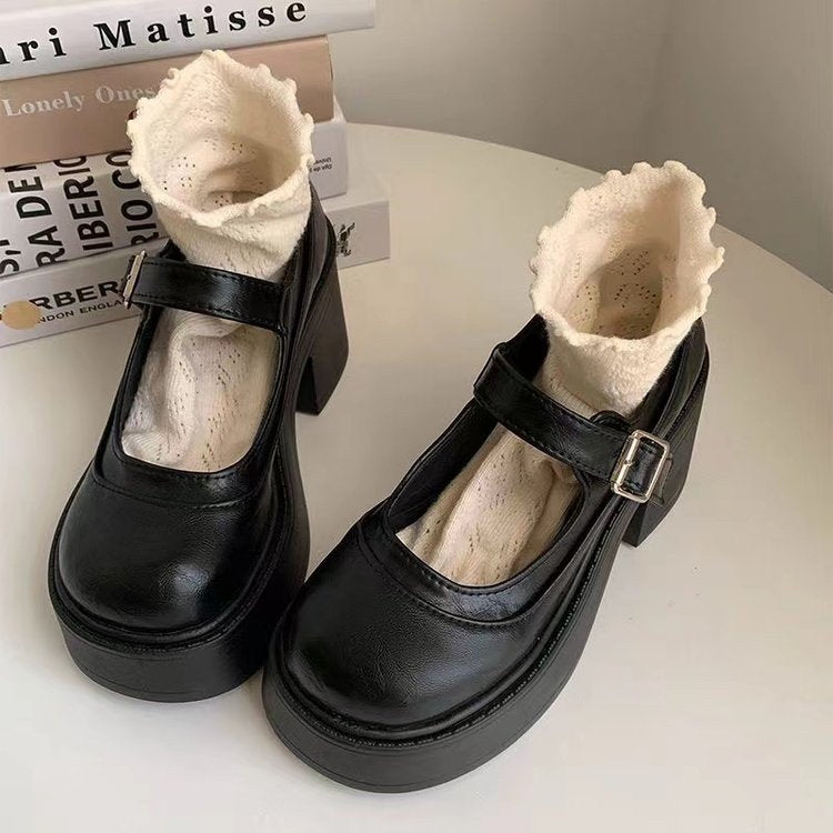 Mia | Timeless Chunky Platform Mary Jane Shoes
