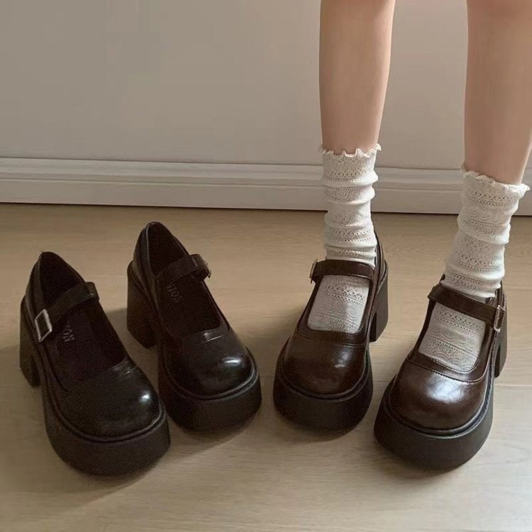 Mia | Timeless Chunky Platform Mary Jane Shoes