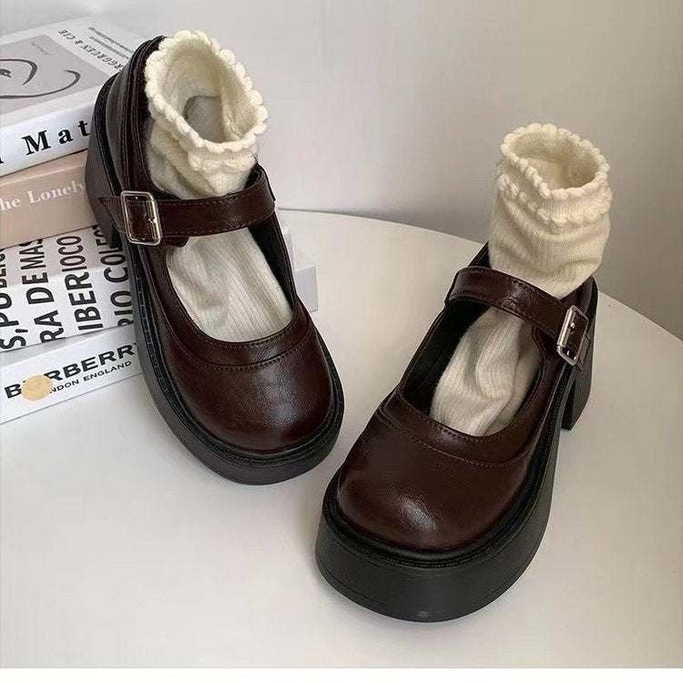 Mia | Timeless Chunky Platform Mary Jane Shoes