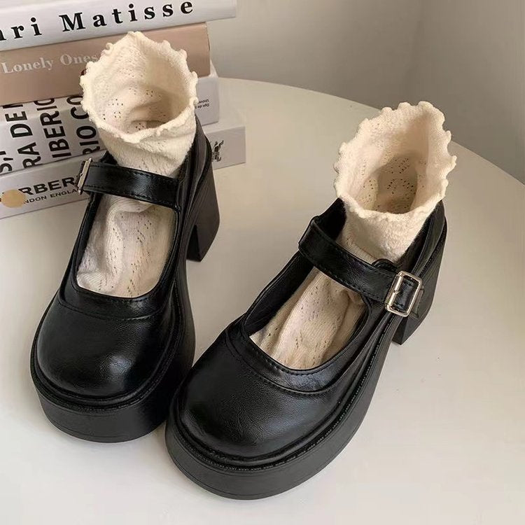 Mia | Timeless Chunky Platform Mary Jane Shoes