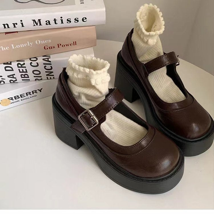 Mia | Timeless Chunky Platform Mary Jane Shoes