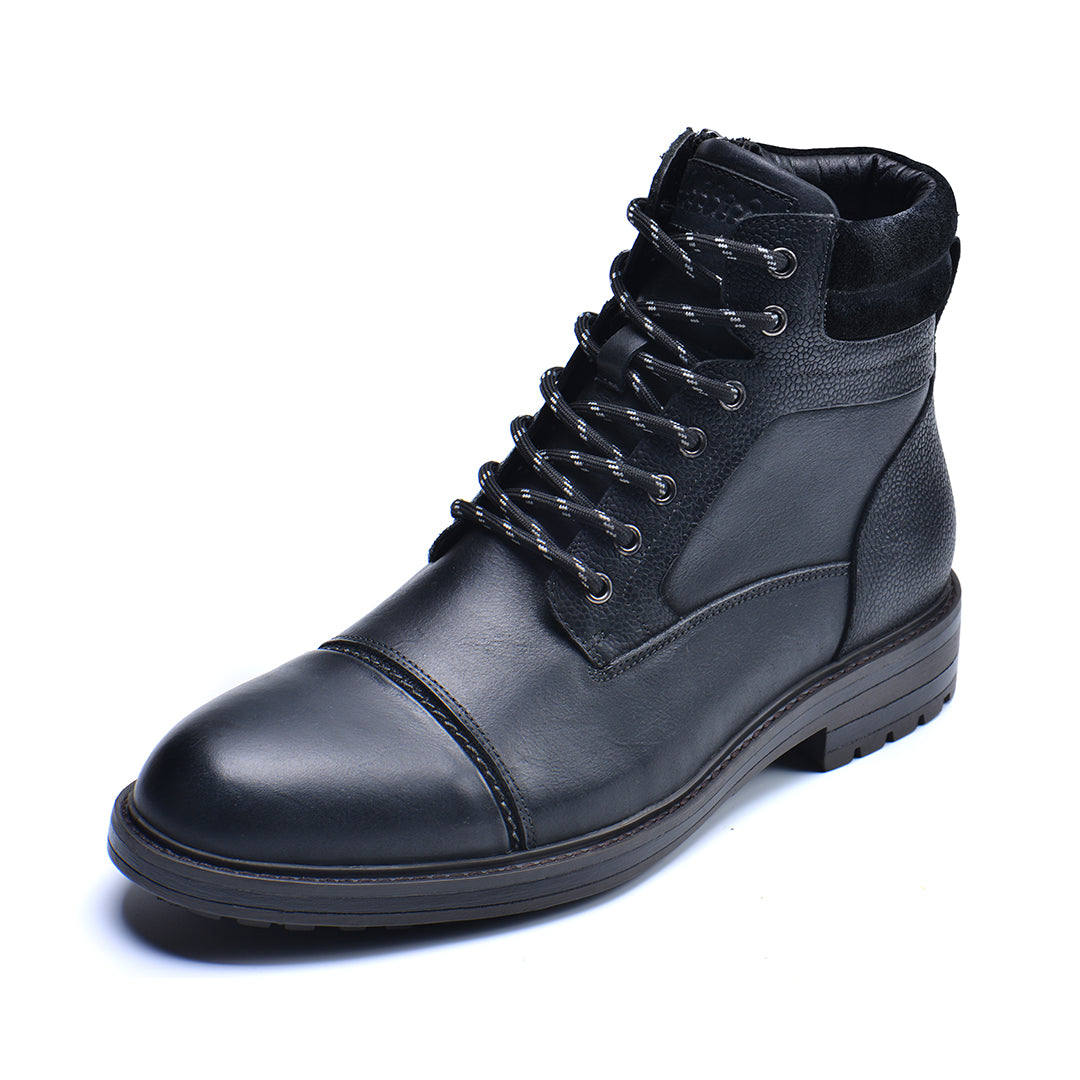 Michael | Cap Toe Lace-Up Ankle Mens Boots