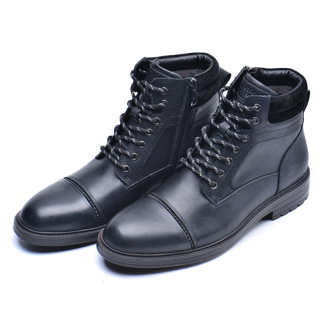 Michael | Cap Toe Lace-Up Ankle Mens Boots