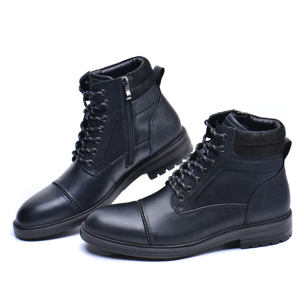 Michael | Cap Toe Lace-Up Ankle Mens Boots