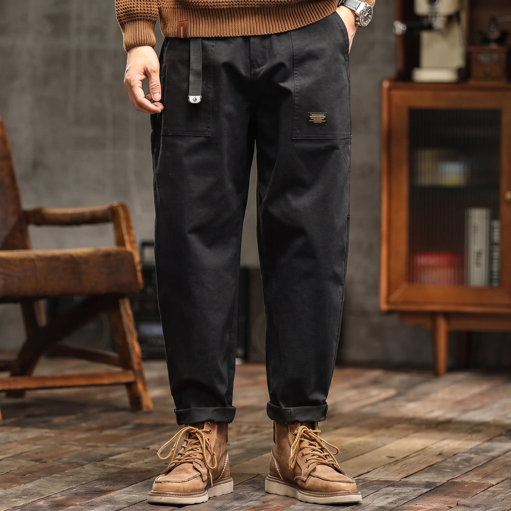 Michael | Relaxed Fit Tapered Mens Cargo Trousers