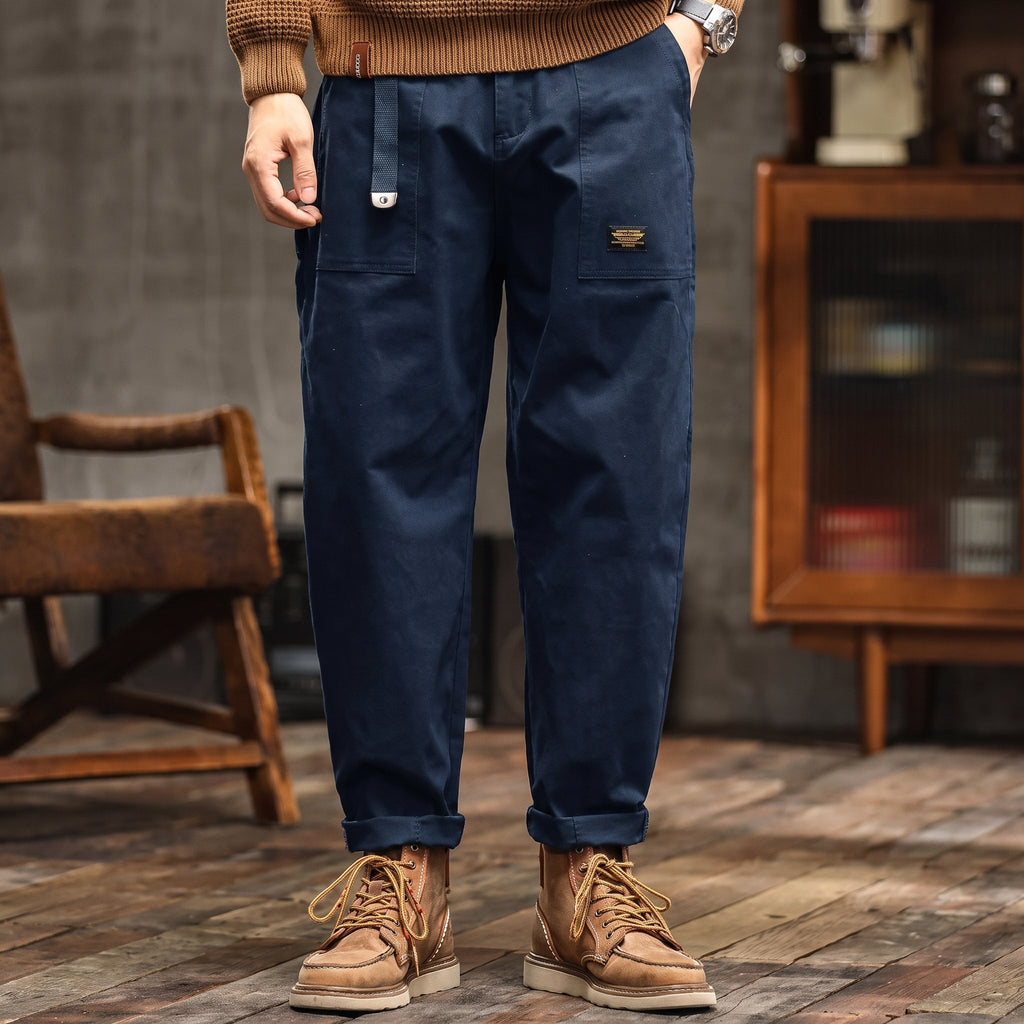 Michael | Relaxed Fit Tapered Mens Cargo Trousers