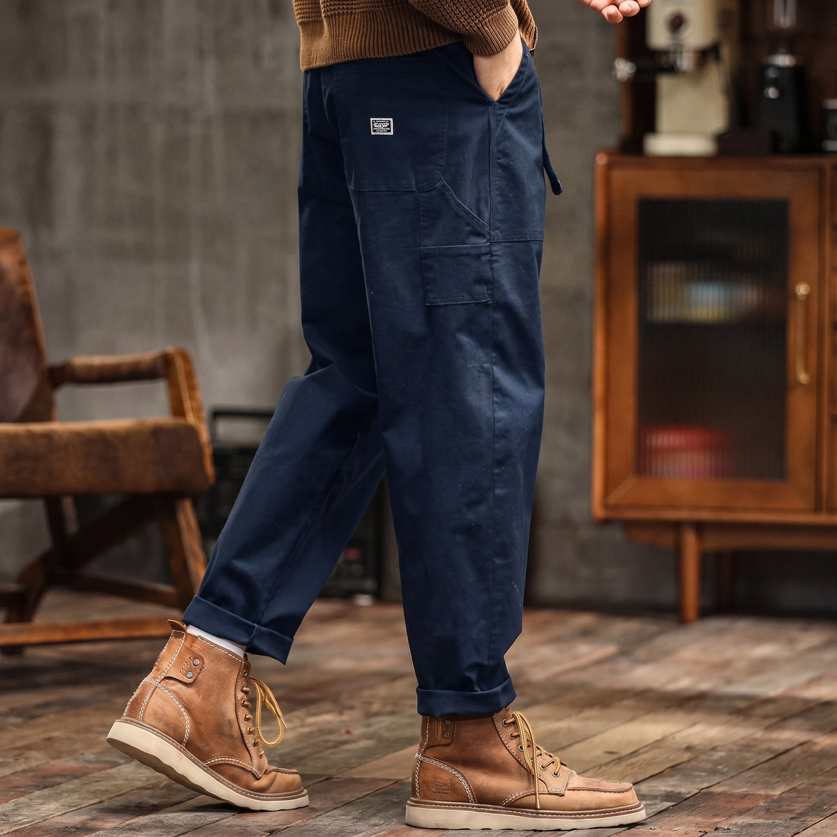 Michael | Relaxed Fit Tapered Mens Cargo Trousers