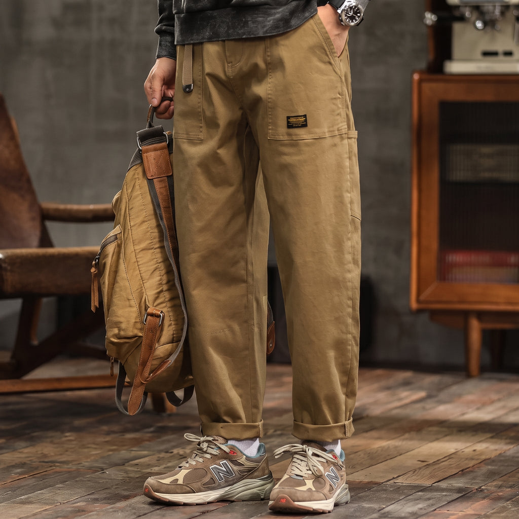 Michael | Relaxed Fit Tapered Mens Cargo Trousers