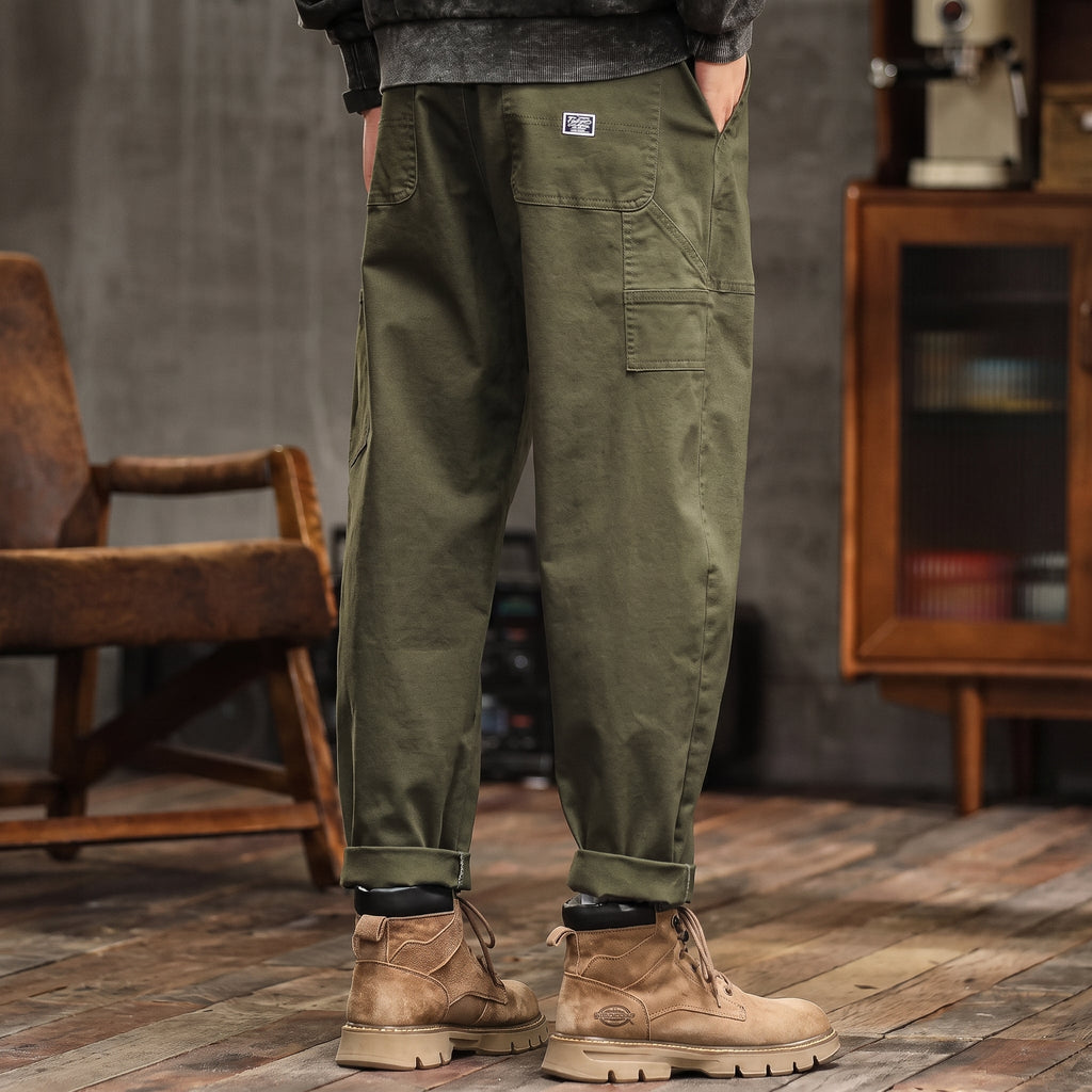 Michael | Relaxed Fit Tapered Mens Cargo Trousers
