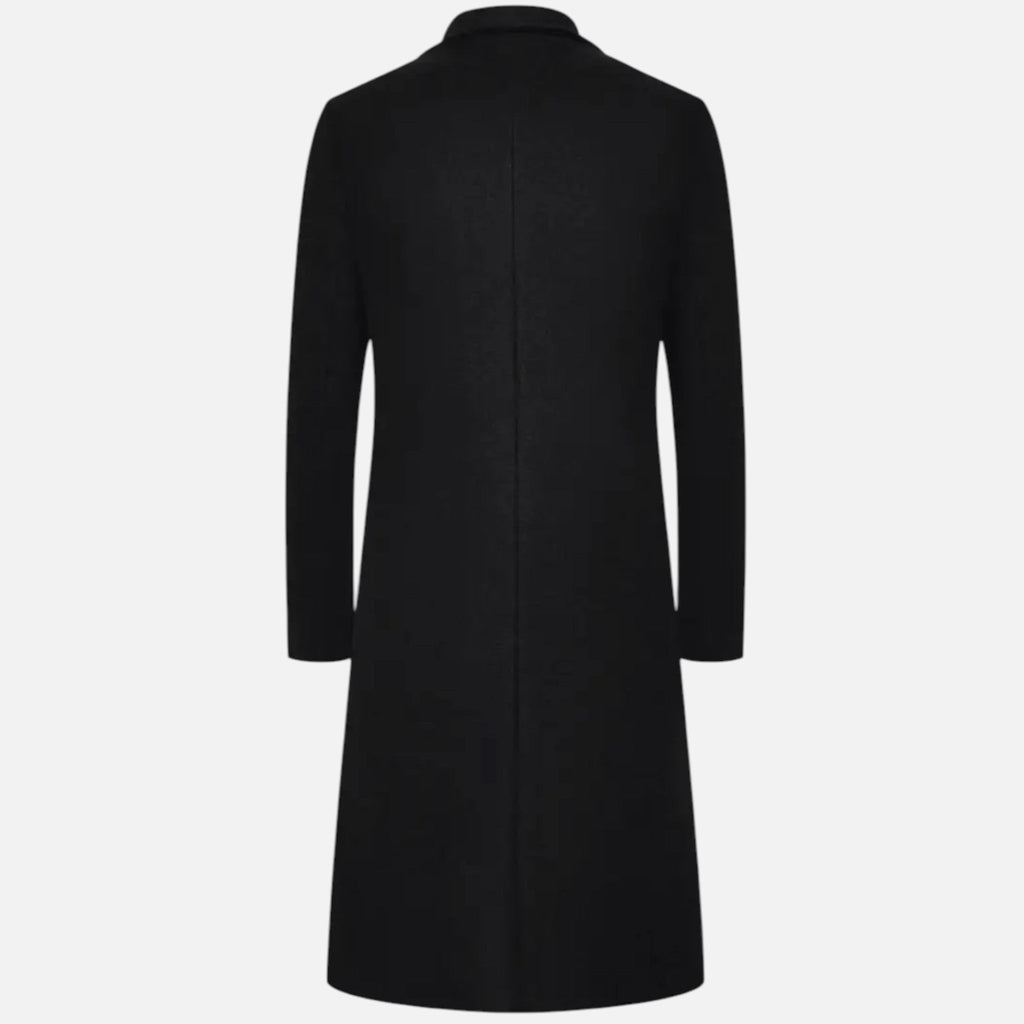 Michael | Relaxed Single-Breasted Long Mens Coats