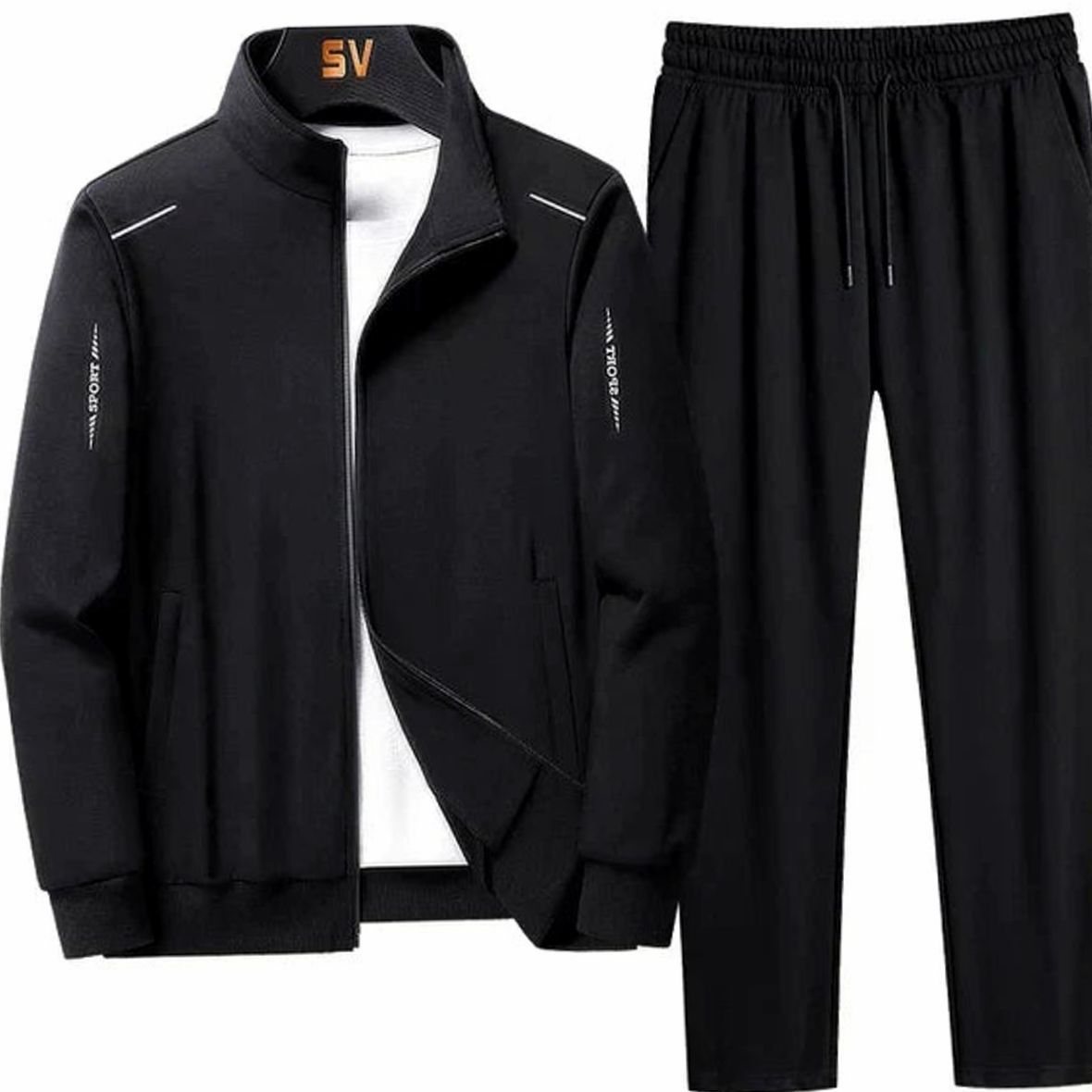 Michael | Sophisticated Zip-Up Jacket Jogger Tracksuit Set