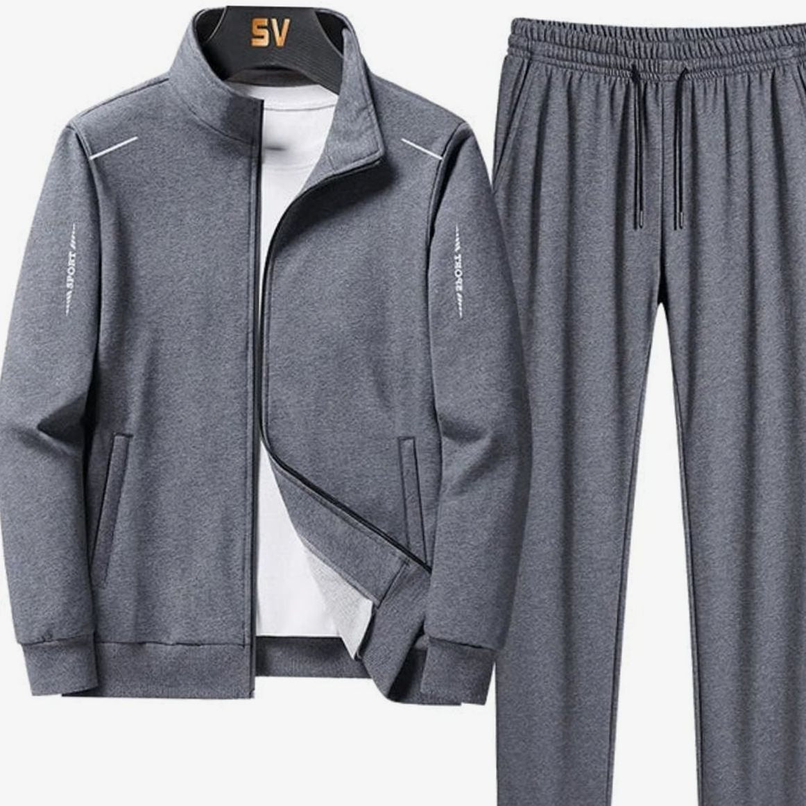 Michael | Sophisticated Zip-Up Jacket Jogger Tracksuit Set