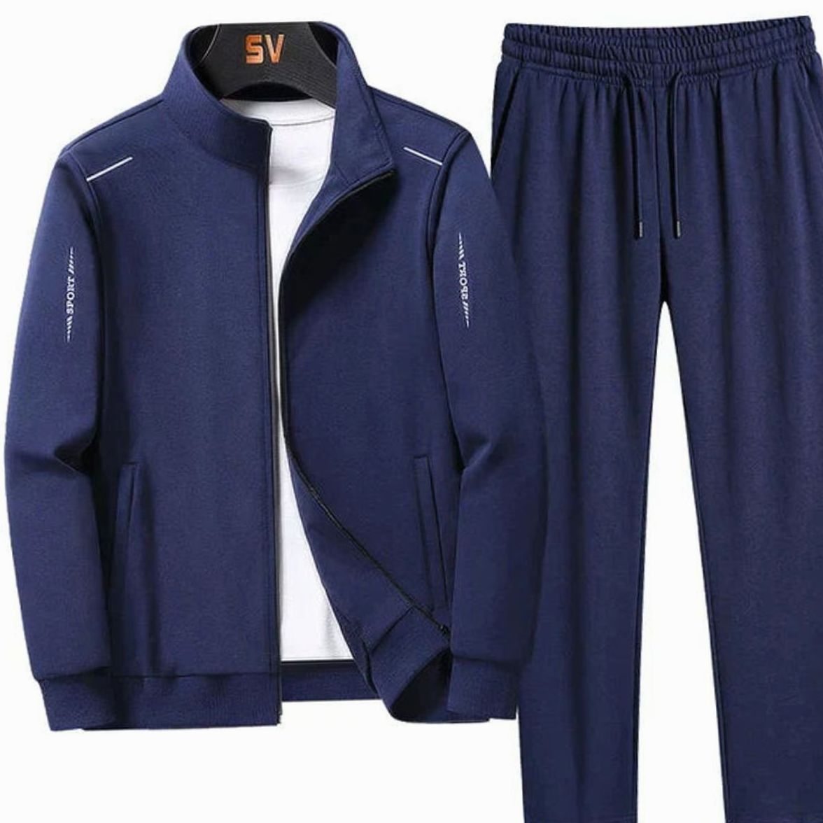 Michael | Sophisticated Zip-Up Jacket Jogger Tracksuit Set
