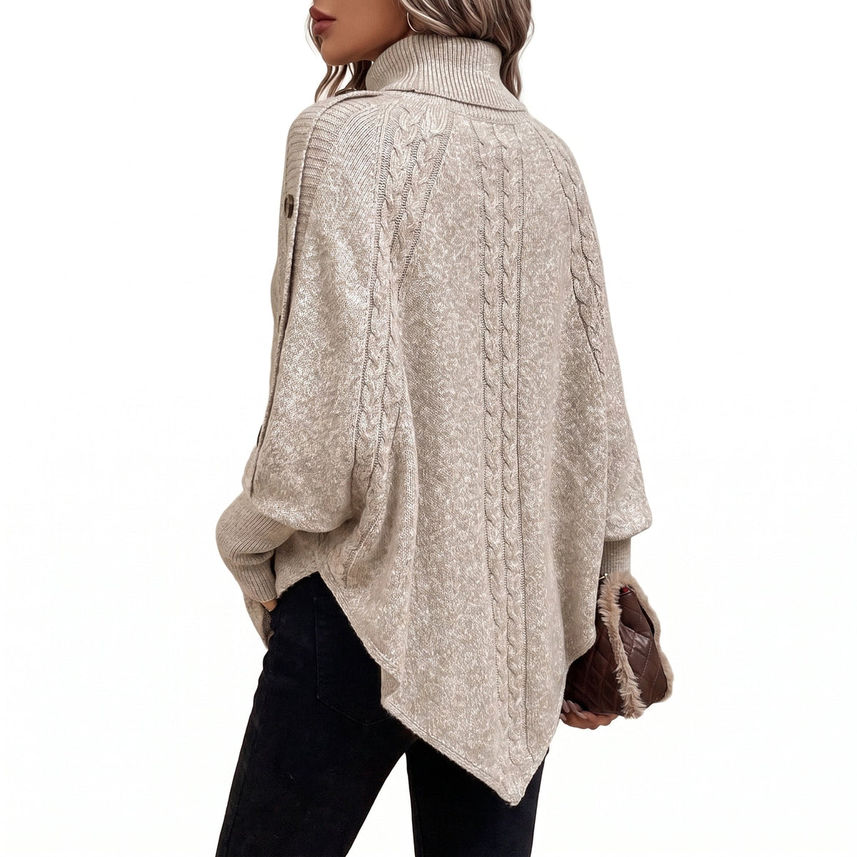 Millie | Sophisticated Roll Neck Womens Knit Jumper
