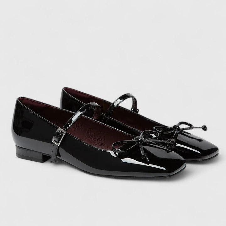 Millie | Stylish Bow Square Toe Mary Jane Shoes