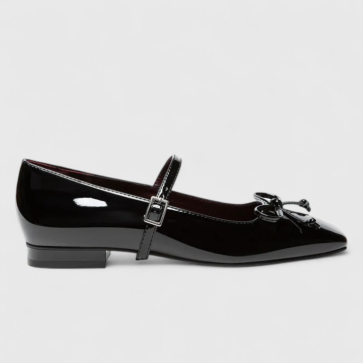 Millie | Stylish Bow Square Toe Mary Jane Shoes